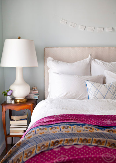 Transitional Bedroom by Liz Daly Photography