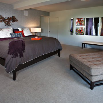 Master Bathroom & Bedroom With Unique Style