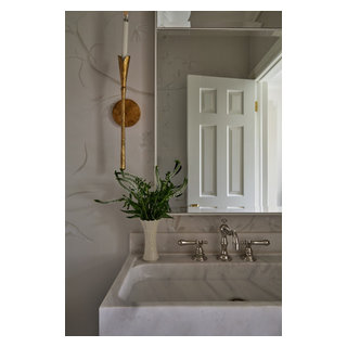 Dunham House - Traditional - Powder Room - Chicago - by Laura Design ...