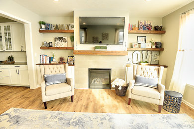 Living room - living room idea in Indianapolis