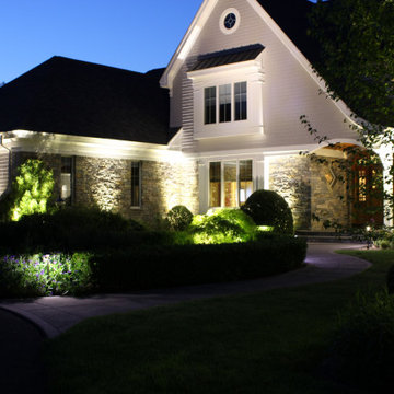 A Festive Lit Home of Color