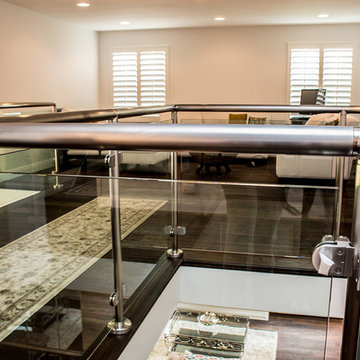 Glendale -Glass Railing Loft Addition