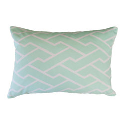 Caitlin Wilson Mint City Maze - Decorative Pillows