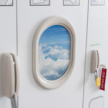 First Class Airplane Kids Bedroom