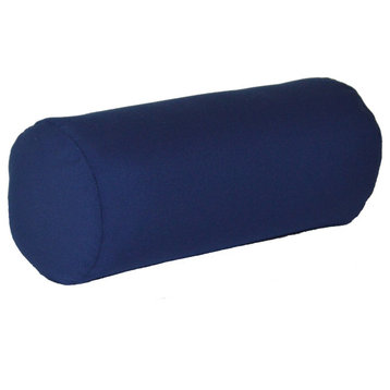 Bolster Pillows, Navy Blue, 7" X 18"