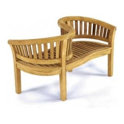 Anderson Curve Love Seat - Outdoor Benches