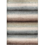 Palmetto Living by Orian - Palmetto Living by Orian Mystical Skyline Muted Blue Area Rug, 7'10"x10'10" - Add a modern touch to your space with the Skyline Muted Blue rug. This floor covering is both comfortable and durable, boosting artistic linear pattern and soothing blue, green, and beige color palette.