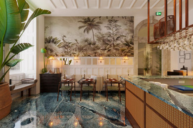 Home bar - home bar idea in New York