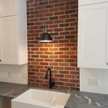 Kitchen Brick Backsplashes