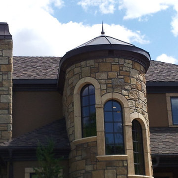 chimney hood / shroud / cap