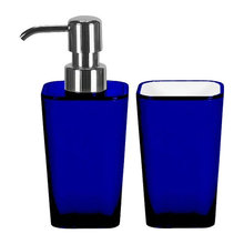 Master Bath Navy Accessories