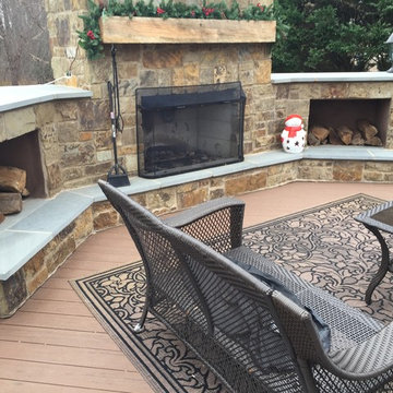 Thornbury Hunt Home Renovation and Fireplace/Deck