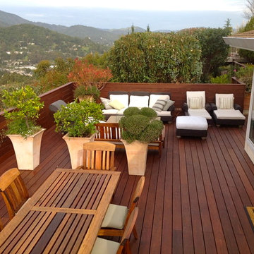 IPE DECk w/ cable railings