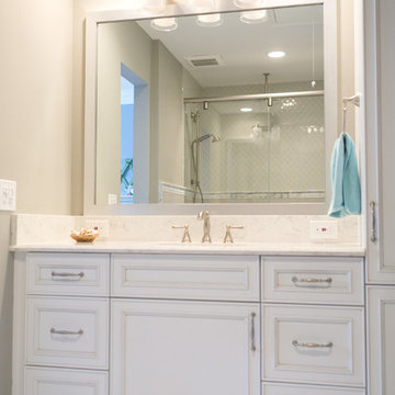 Child's Bathroom Remodel with Barn Door