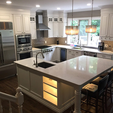 Traditional Main Floor Renovation with Modern and New Rustic Touches