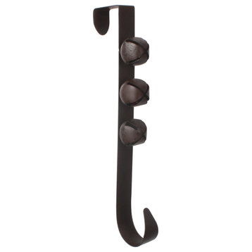 12" Black/Brown Door Hanger Bells 2-Pack