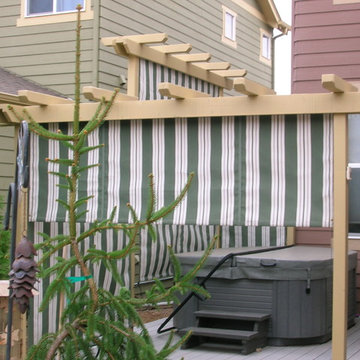Roller Shades for Hot Tub Privacy