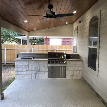 Round Rock TX Covered Patio