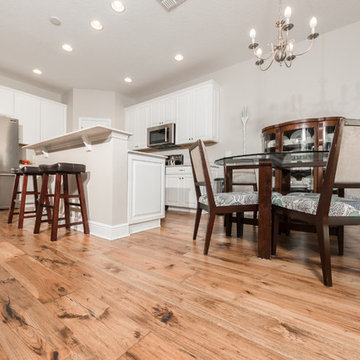 Hickory Champagne Wood Flooring - Kitchen - 4