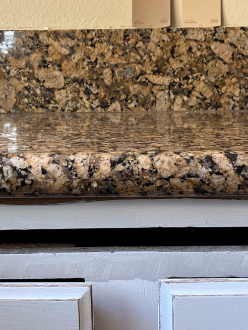 color to update dated granite