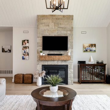 Armitage Avenue Custom Home - Living Room