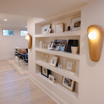 Contemporary Kansas City Basement Finish