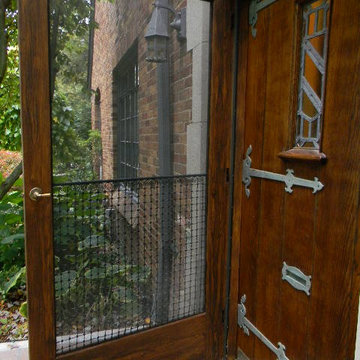 Wood Grained Storm Door to match existing Wood Door.