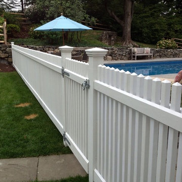 Easton Farmhouse Pool Fence