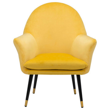 Kelce Accent Chair Gray, Yellow
