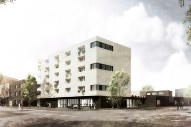 Proyecto final de carrera: Centro de barrio y viviendas tuteladas para mayores