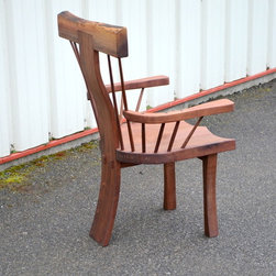 Walnut Curved Back, Spindle, Armchairs - Dining Chairs