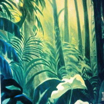 Jungle Bathroom Mural