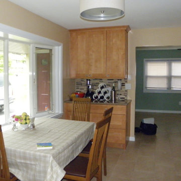 Kitchen Family Room Renovation- adding mud room