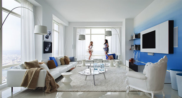 Современный Гостиная by Robert Granoff