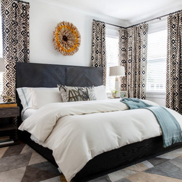 Pattern Play Master Bedroom