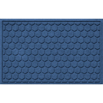Aqua Shield 2'x3' Honeycomb Doormat, Navy