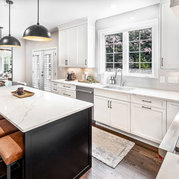 Transitional Kitchen & Bar Remodel Charlotte, NC | Reico