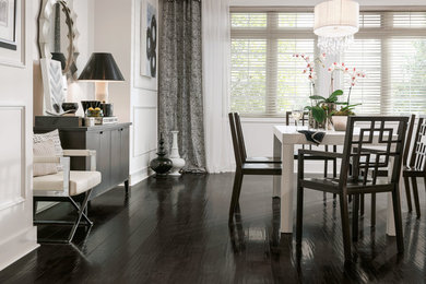 Dining room - contemporary dining room idea in New York