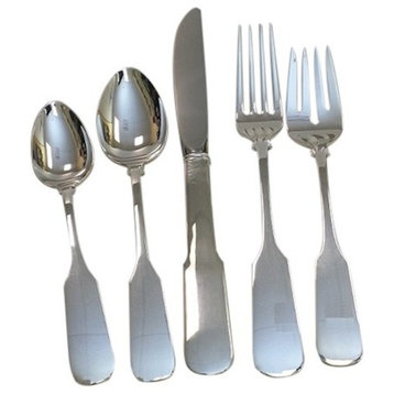Gorham Sterling Silver Old English Tipt 5-Piece Place Setting With Place Soup Sp