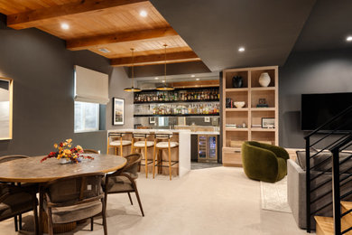 Inspiration for a contemporary home design remodel in Denver