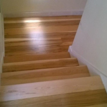 Brown Maple Floors and Stairs - Boston