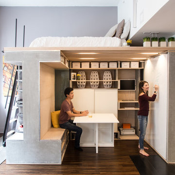 Donnie and Nicole's trick-pulling loft
