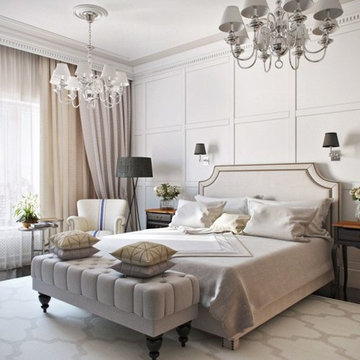 Bedroom Classic Design. 3D Rendering