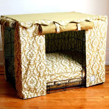Damask Crate Cover