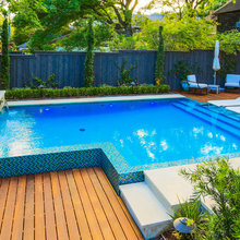 Pool landscaping