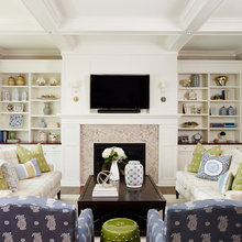 living room built in's