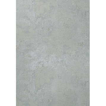 Industrial wallpaper green grey beige rusted Concrete Rustic, 21 Inc X 33 Ft Rol