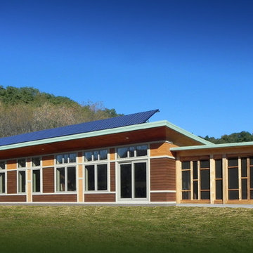 Contemporary Bermed-Earth Home (high-performance)