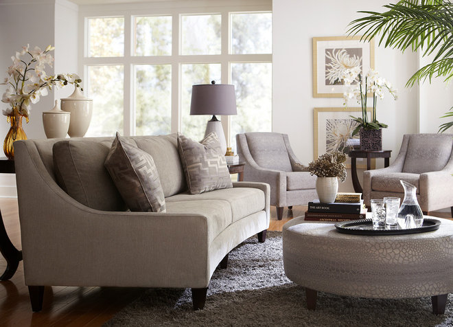 Contemporary Living Room by Havertys Furniture