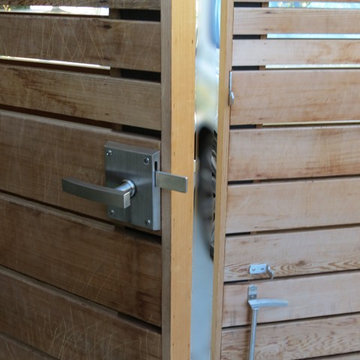Stainless Steel Contemporary Alta Gate Latch and Cane Bolt